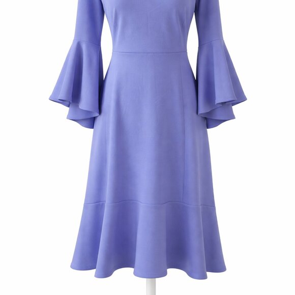 New York & Company Lavender Long Sleeve Dress | Size L | NWOT - Picture 7 of 11